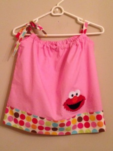 What 2-year-old doesn't want an Elmo dress?